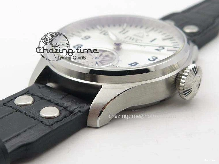 MIROTIME 0524 Big Pilot “Markus Buhler” IW5003 Turbine V6F Best Edition Silver Dial On Leather Strap A Reliable 7315